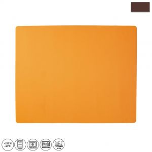 Vál silikonový 40x30x0,1 cm | Hnědý, Oranžový